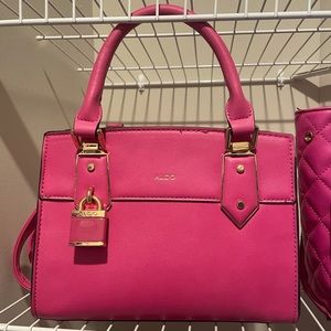 Pink Aldo Satchel Handbag